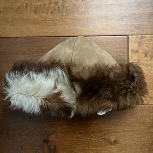 Cawley Studio Sheep Skin Hat Brown